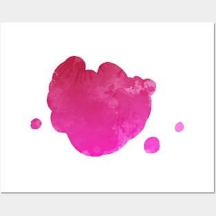 Blob Inspired Silhouette Posters and Art